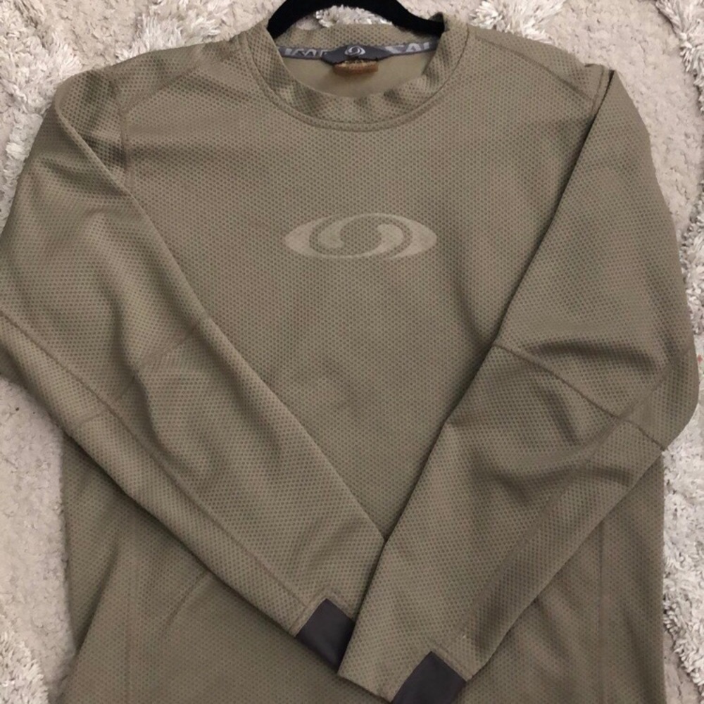 Men’s Salomon outdoor hiking long sleeve shirt